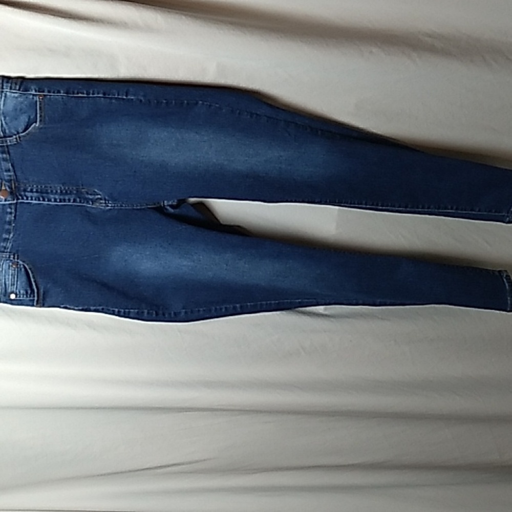 Fashion Nova Womens blue jeans stretch size 1X - Picture 1 of 9